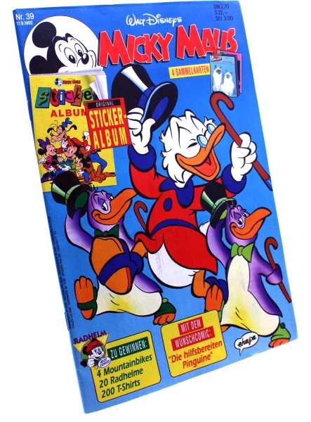 Walt Disneys Micky Maus Comic Nr. 39 (1992): Dagobert Duck - die hilfsbereiten Pinguine von Ehapa
